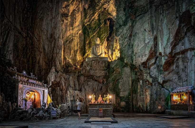 DaNang/HA: Lady Buddha, Marble Mountains, Am Phu Cave Tour - Lady Buddha and the open views from Son Tra