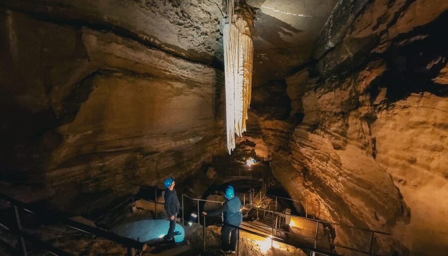 Doolin Cave Tour: Experience Europe's Largest Stalactite - The descent: 70 feet below the surface