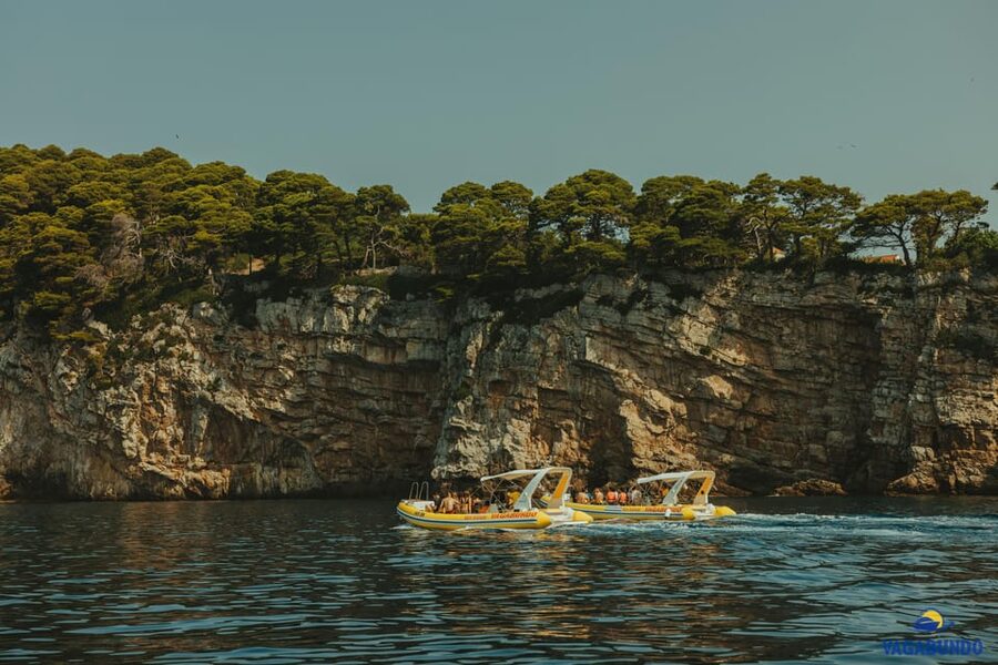 Dubrovnik: Blue Cave Afternoon Speedboat Tour with Drinks - Three Green Caves and the active heart of the trip