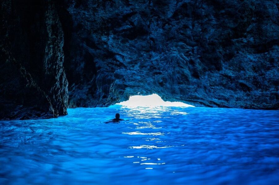 Dubrovnik: Blue & Green Caves Private Boat Tour with Drinks - Green Caves and the chance to jump