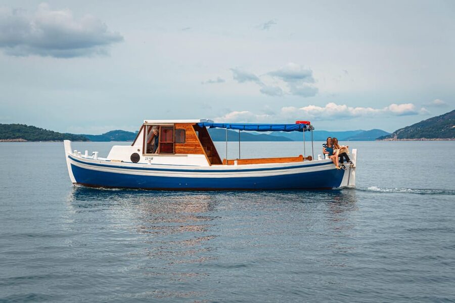 Dubrovnik: Full-Day Blue Cave & Elaphiti Islands Boat Tour - Šipan and the harbor at Suđurađ