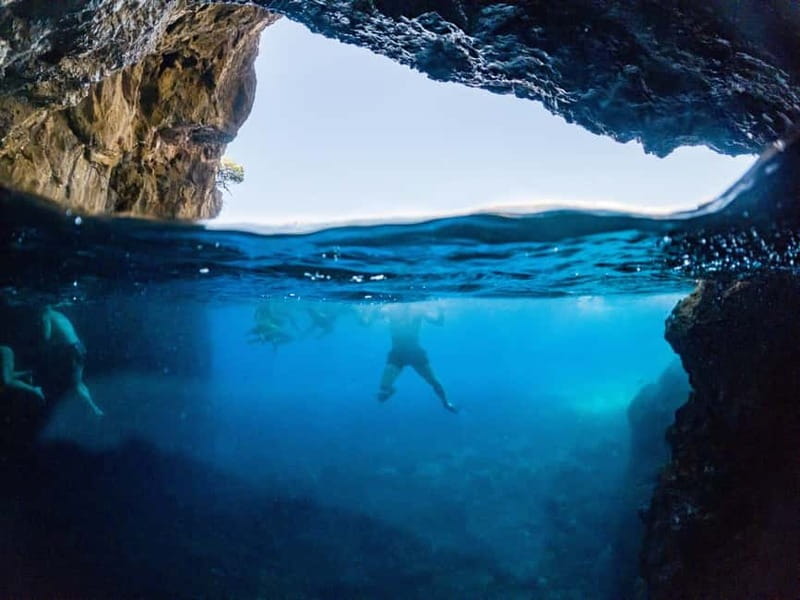 Dubrovnik or Cavtat: Blue Cave & Elaphiti Islands Boat Tour - Koločep’s Blue Cave: beautiful, but swim access only