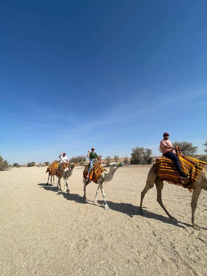 Edge of The World Riyadh,Camel Ride ,Bat Cave Visit & Dinner - A short camel ride with big desert views
