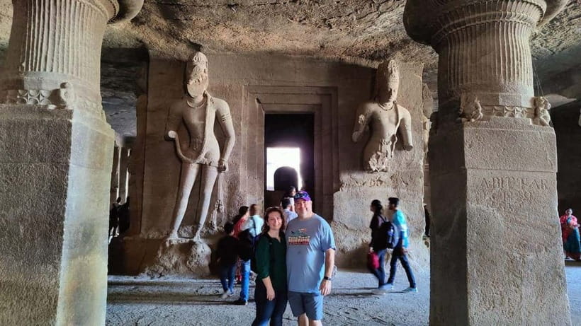 Elephanta Caves & Island Guided Tour - Climbing from the pier to the caves