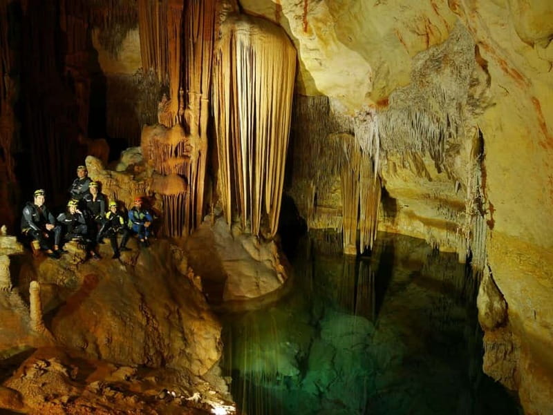 Estany d'en Mas: Coastal Hike, Abseil & Sea Cave Exploration - From Petit Bar to Cala Falcó