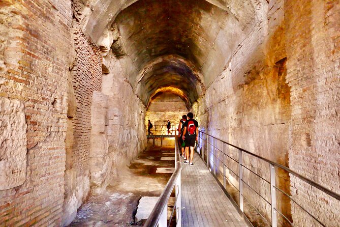 Expert Guided Tour of Colosseum Arena OR Underground, and Forum - What you see on the Arena floor