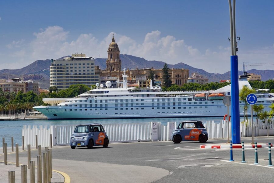 Explore Málaga and the Treasure Caves by Electric Car - Returning through Málaga and up to Gibralfaro