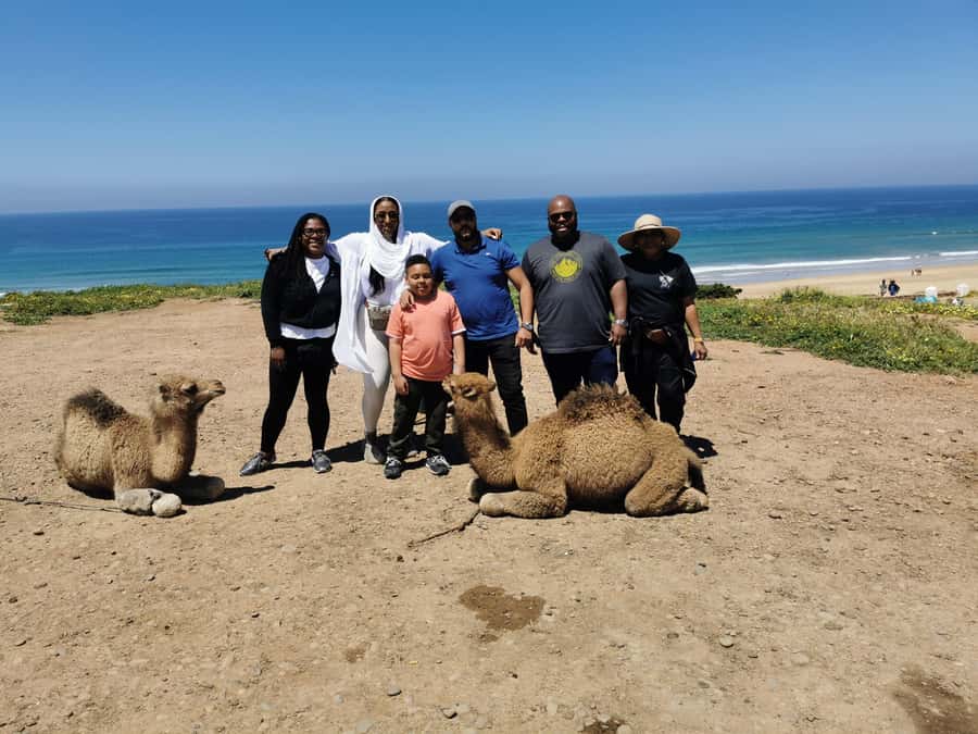 Explore Tangier: Cap Spartel, Cave, & Camel Ride Adventure - The camel ride on the beach
