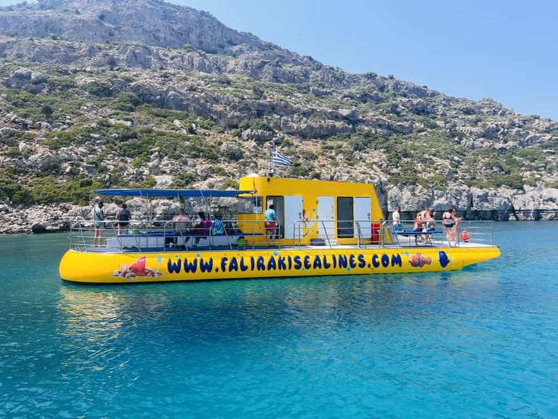 Faliraki: Boat Trip to Anthony Quinn & The Caves with Drinks - Finding the boat at Faliraki beach