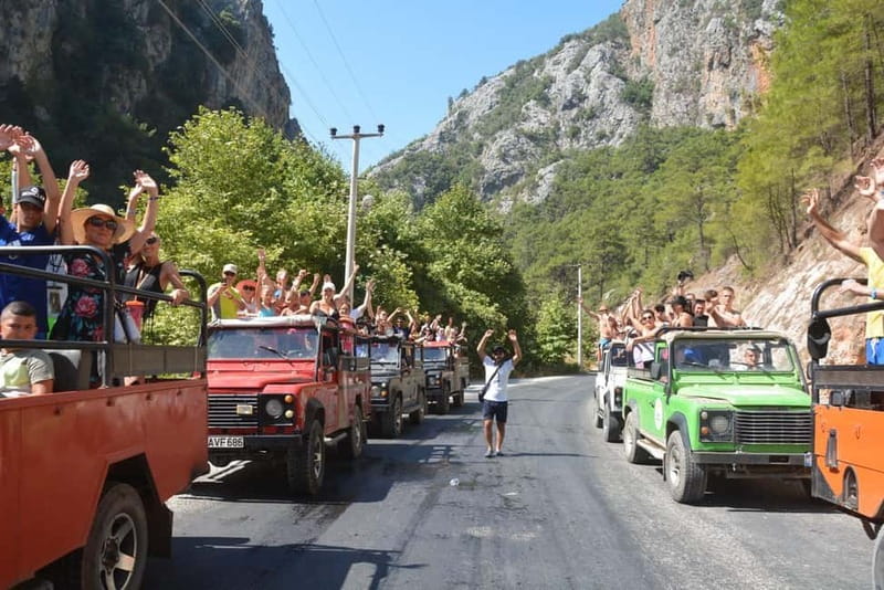 From Alanya: Jeep Safari with Lunch, Dim River & Cave - A splashy route into the Taurus Mountains