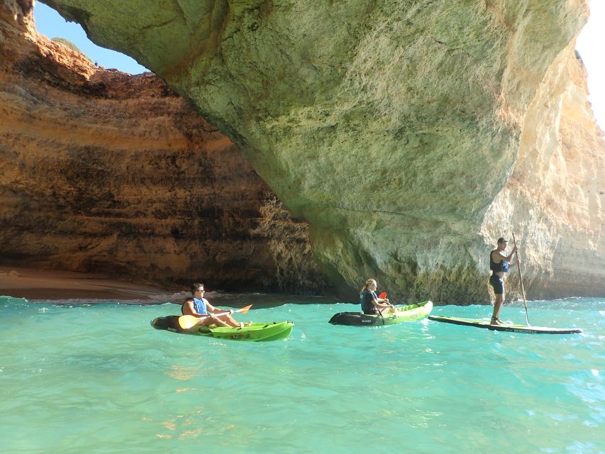 From Albufeira: Benagil Hidden Caves Tour by Kayak - What the guides add to the outing