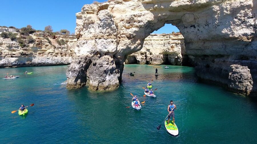 From Albufeira: Benagil Hidden Caves Tour by Kayak - Group size, timing, and comfort