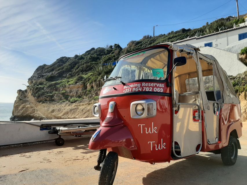 From Albufeira: Tuk-Tuk Tour to Benagil Caves - Carvalho Beach and the smaller coastal stops