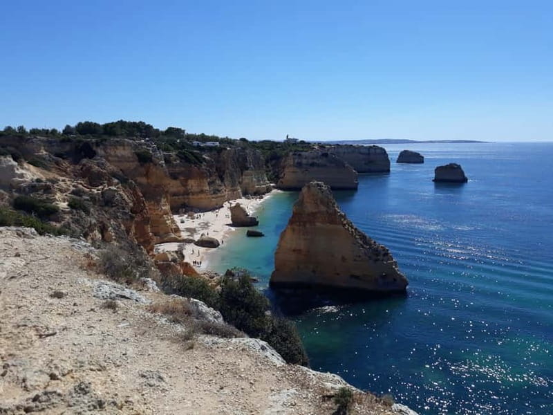 From Albufeira: Tuk-Tuk Tour to Benagil Caves - Our Lady of the Rock, a chapel above the sea