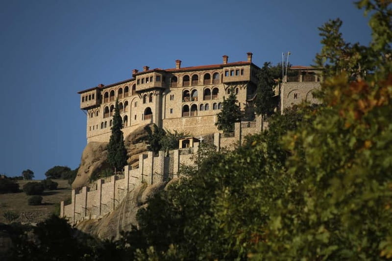 From Athens: Meteora Caves & Monasteries Day Trip by Train - Entering three monasteries