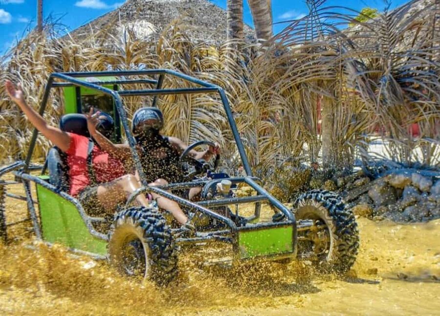 From Bávaro: Double Buggy Tour to Macao Beach and Cenote - Cooling Off in the Taino Cenote