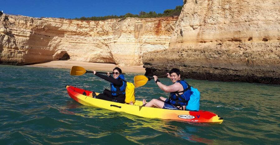 From Benagil: Benagil Caves Kayak Tour - Praia da Marinha and the second hour on the water
