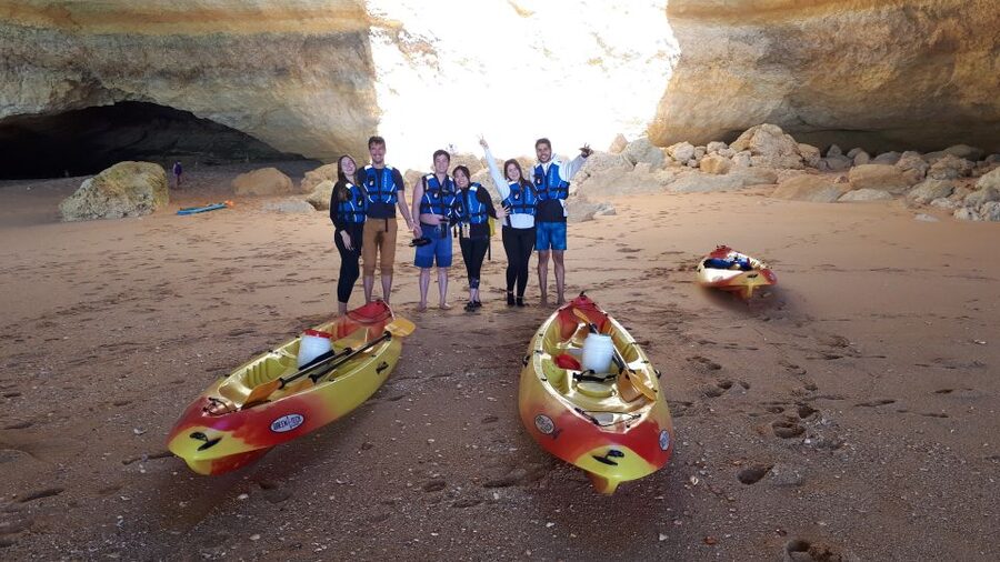 From Benagil: Benagil Caves Kayak Tour - The guides make a real difference