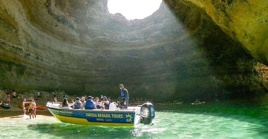From Benagil: Coast Boat Tour with Benagil Cave - A fast, close-up look at the Algarve coast