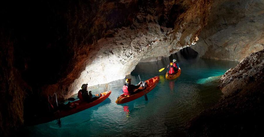 From Bled: Full-Day Underground Kayaking - A kayak trip that goes far below Bled