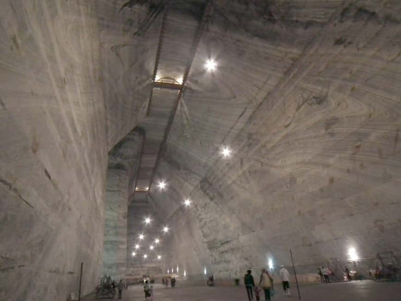 From Bucharest: Slănic Prahova Salt Mine Ticket and Transfer - From Universitate to Prahova by minivan