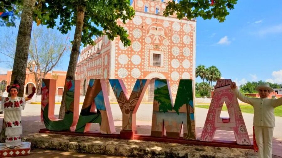 From Cancun: Ek Balam and Cenote Tour with Lunch & Transfer - Uayma adds architecture after the main attractions