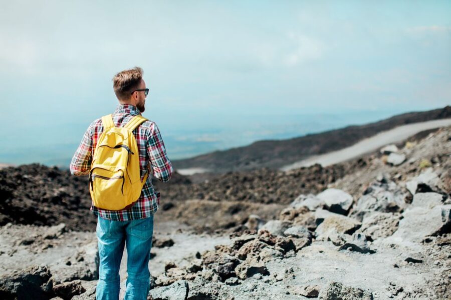 From Catania: trek on Mount Etna, Lava Cave & tasting Tour - Walking the extinct craters near Sapienza Refuge