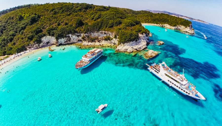 From Corfu: Day Cruise to Paxos, Antipaxos, and Blue Caves - A full day from Corfu to the Paxi Islands