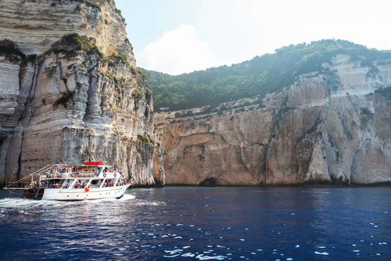 From Corfu: Day Cruise to Paxos, Antipaxos, & the Blue Caves - Theo, the crew, and the ride home