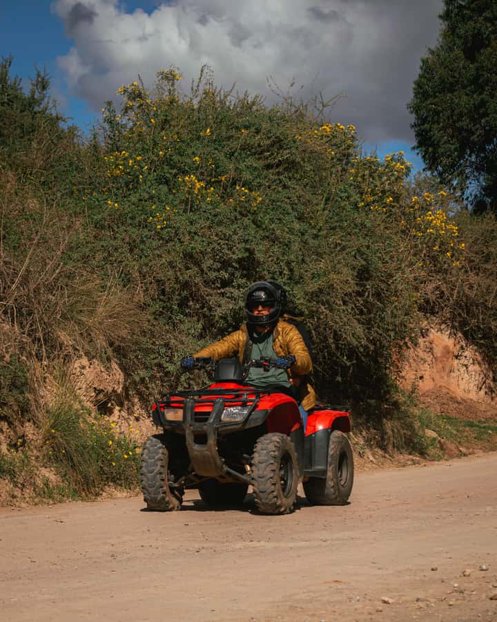 From Cusco: Quad bike tour Moray and Salt Mines - The Cusco pickup and one-hour ride to the ATV base
