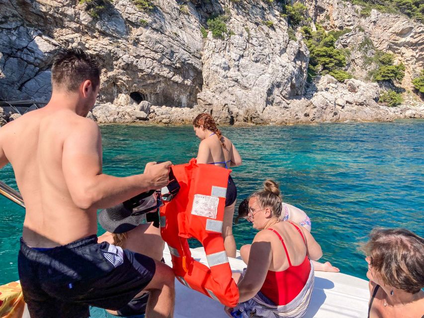 From Dubrovnik/Cavtat: Blue Cave, Sunj Beach Speed Boat Tour - Šunj Beach gives the trip breathing room