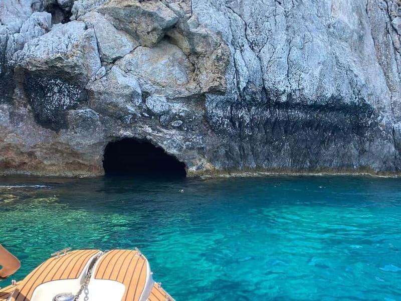 From Faliraki : Speedboat tour kalithea caves&antony kouin - A fast coastal trip from Faliraki Harbor