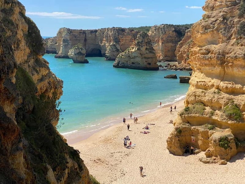 From Faro: Benagil Cave and Seven Hanging Valleys Trail Tour - At a glance