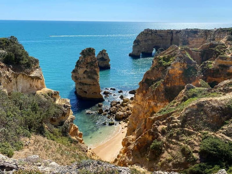 From Faro: Benagil Cave and Seven Hanging Valleys Trail Tour - Walking the Seven Hanging Valleys Trail