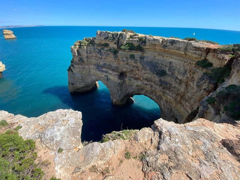 From Faro: Benagil Cave and Seven Hanging Valleys Trail Tour - Benagil Cave and its famous skylight