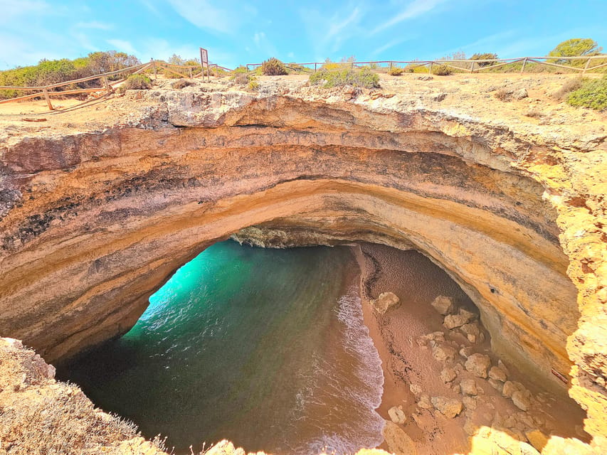 From Faro: The Original Benagil Cave, Marinha & More Tour - Algar Seco and Boneca Cave