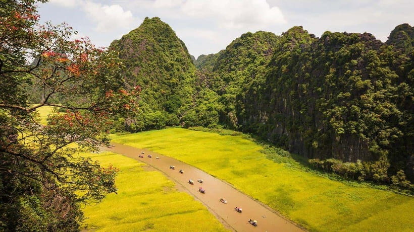 From Hanoi: Ninh Binh- Hoa Lu-Tam Coc- Mua Cave- Highlight - Leaving Hanoi Between 7:15 and 8:00