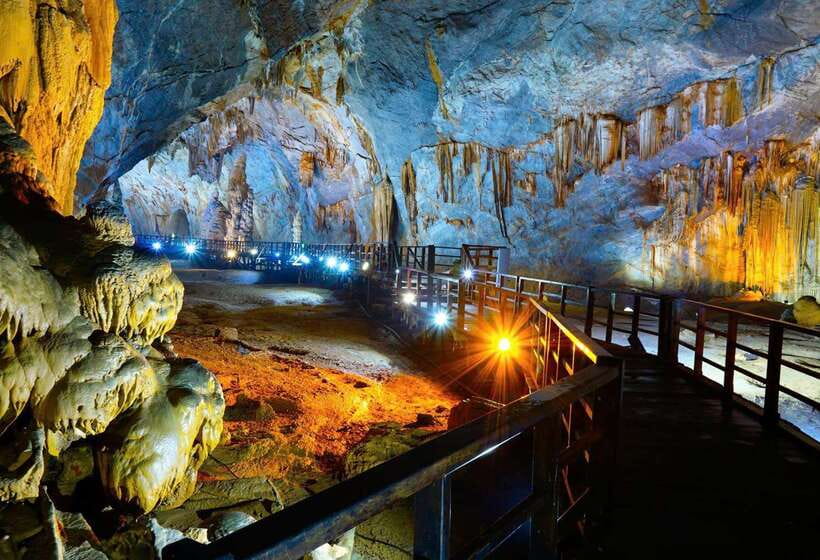 From Hue: Phong Nha Cave & Paradise Cave Full-Day Trip - The Son River boat ride to Phong Nha Cave