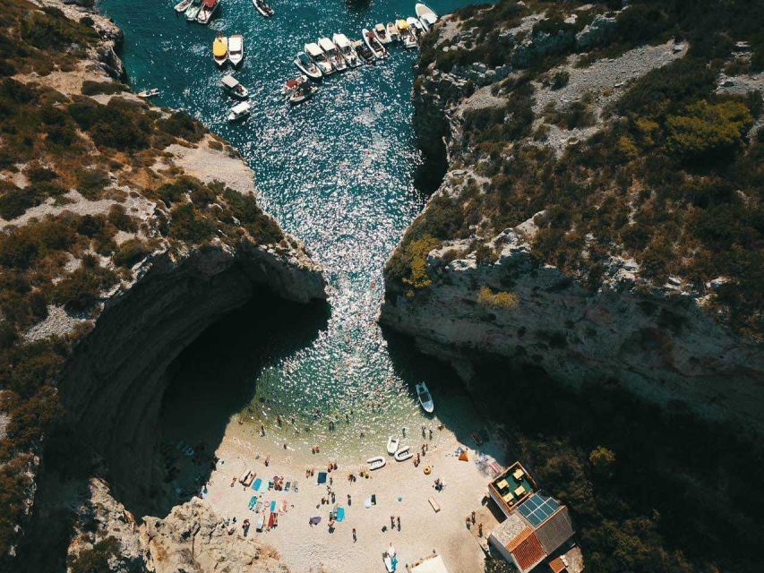 From Hvar: Vis Island and Blue Cave Speedboat Tour - The Blue Cave on Bisevo Island