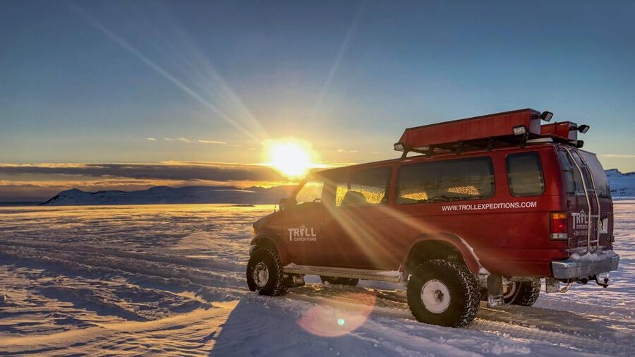 From Jökulsárlón: Crystal Blue Ice Cave Super Jeep Tour - The hike to Breiðamerkurjökull