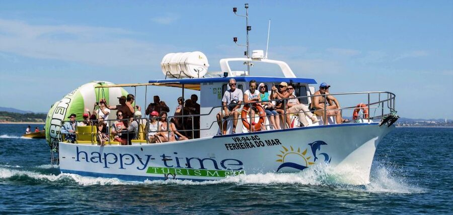 From Lagos: 2.5-Hour Guided Coastal Boat Tour & Grotto Visit - Lagos Marina is the easy starting point