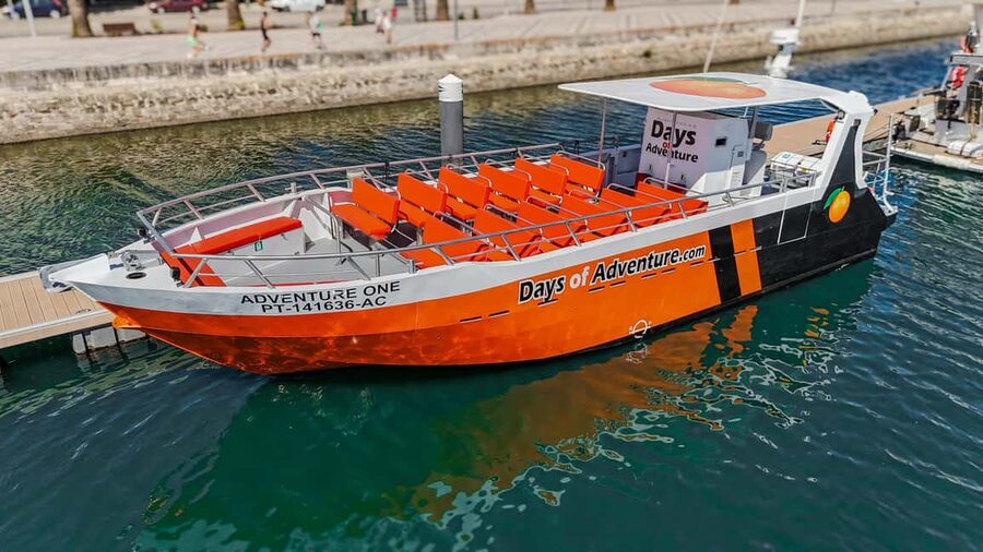 FROM LAGOS: BENAGIL AND DOLPHIN WATCHING - JETBOAT - A powerful boat changes the feel of the coast