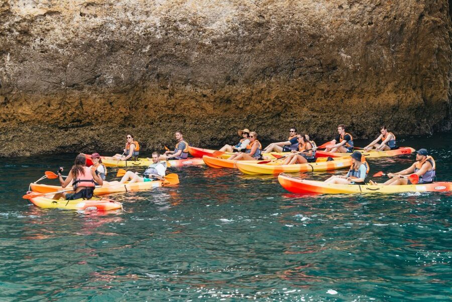 From Lagos: Kayaking and Boat Cave Explorer Tour - Price, value, and the support boat advantage