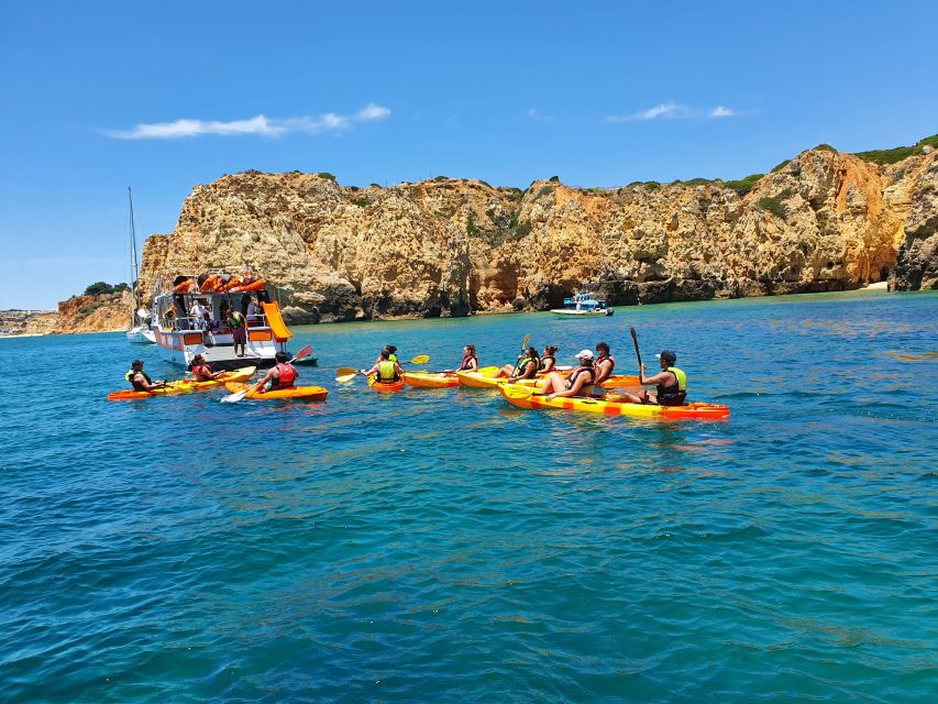 From Lagos: Ponta da Piedade Caves Kayak Tour from Catamaran - How demanding is the kayaking?