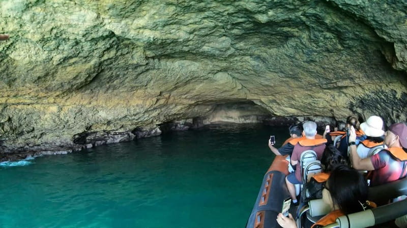 From Lagos: Scenic Cruise to the Benagil and Carvoeiro Caves - What the boat ride feels like in real conditions