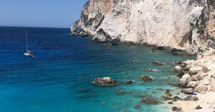 From Lefkimmi: Paxos, Antipaxos & Blue Caves Boat Tour - The route from southern Corfu to the Ionian islands