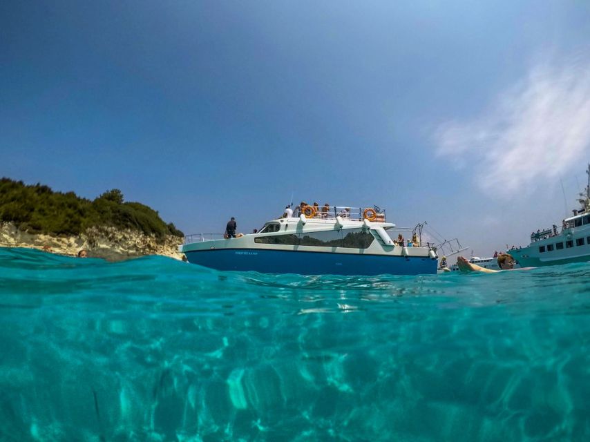 From Lefkimmi: Sivota,Blue Lagoon & Cave Cruise by Speedboat - Inside Papanikolis Sea Cave