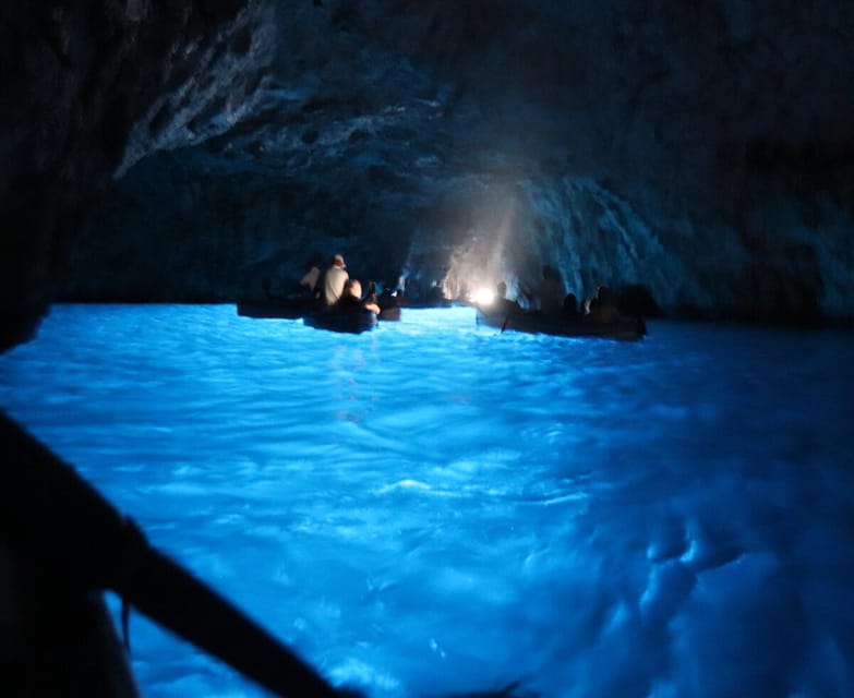 From Naples: Blue Grotto, Capri, and Anacapri Group Tour - From Caffè Beverello to Marina Grande