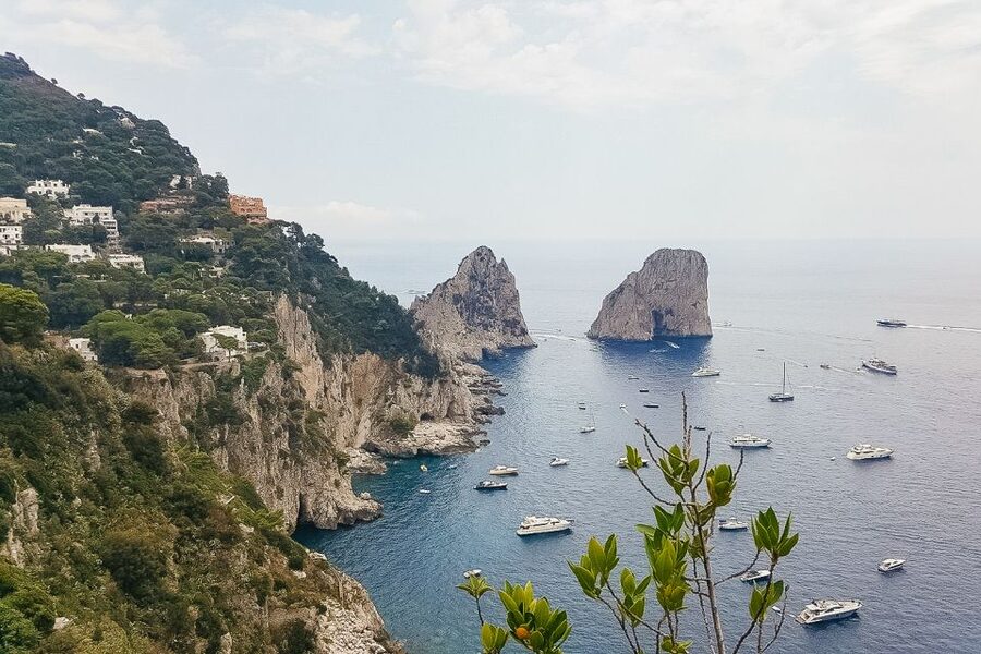 From Naples: Capri and Blue Grotto Day Tour - The fast ferry to Marina Grande