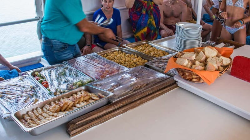 From Naxos: Koufonisia Boat Cruise and Rina's Cave w/ Lunch - My call: book it for water, food, and freedom